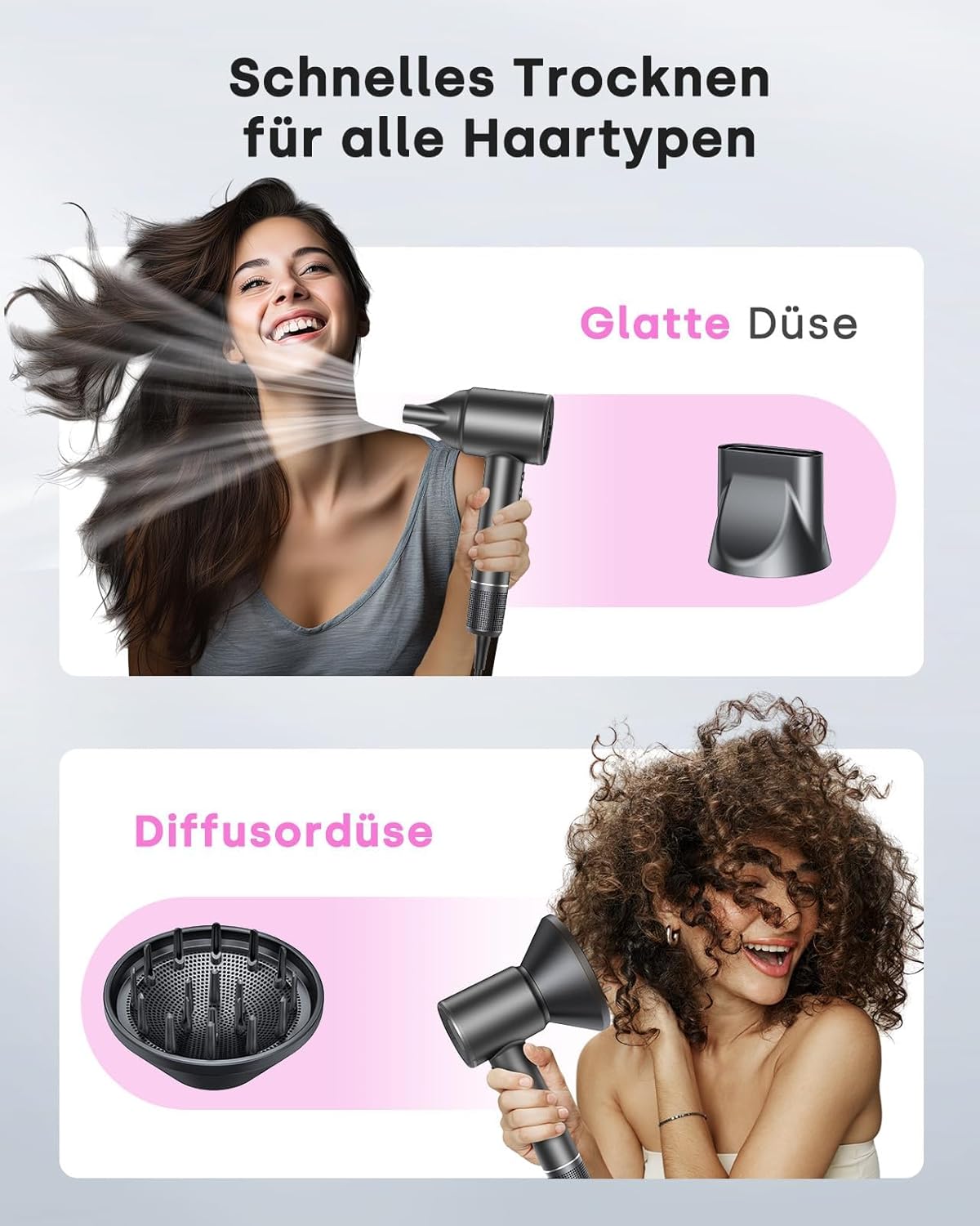 Detalle de Bopcal Ionen Haartrockner mit 12 Modi