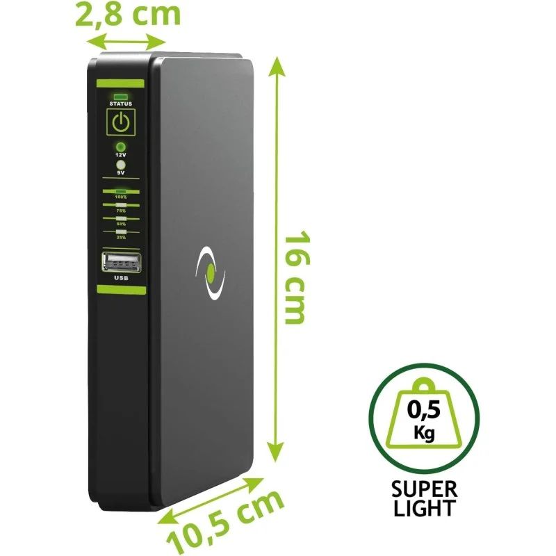 Thumbnail 1 de Tecnoware Era Plus DC Mini SAI 25W Protección contra cortes de energía 🔋