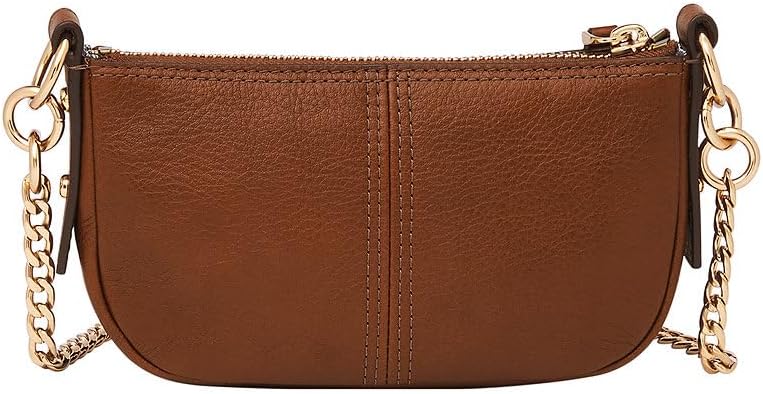 Detalle de Fossil Jolie : sac bandoulière en cuir ou daim marron pour femmes