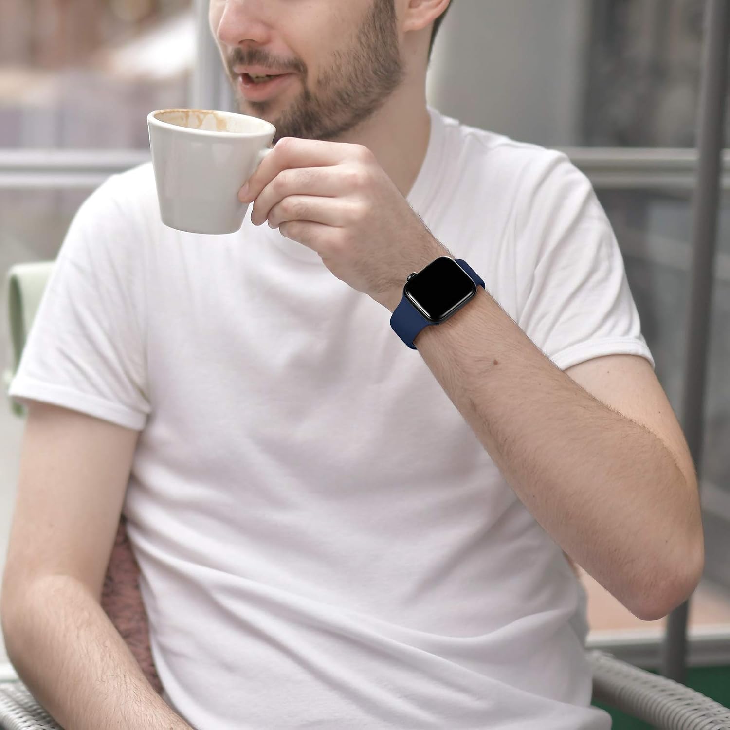 Detalle de CeMiKa Correa Deportiva de Silicona para Apple Watch 💙