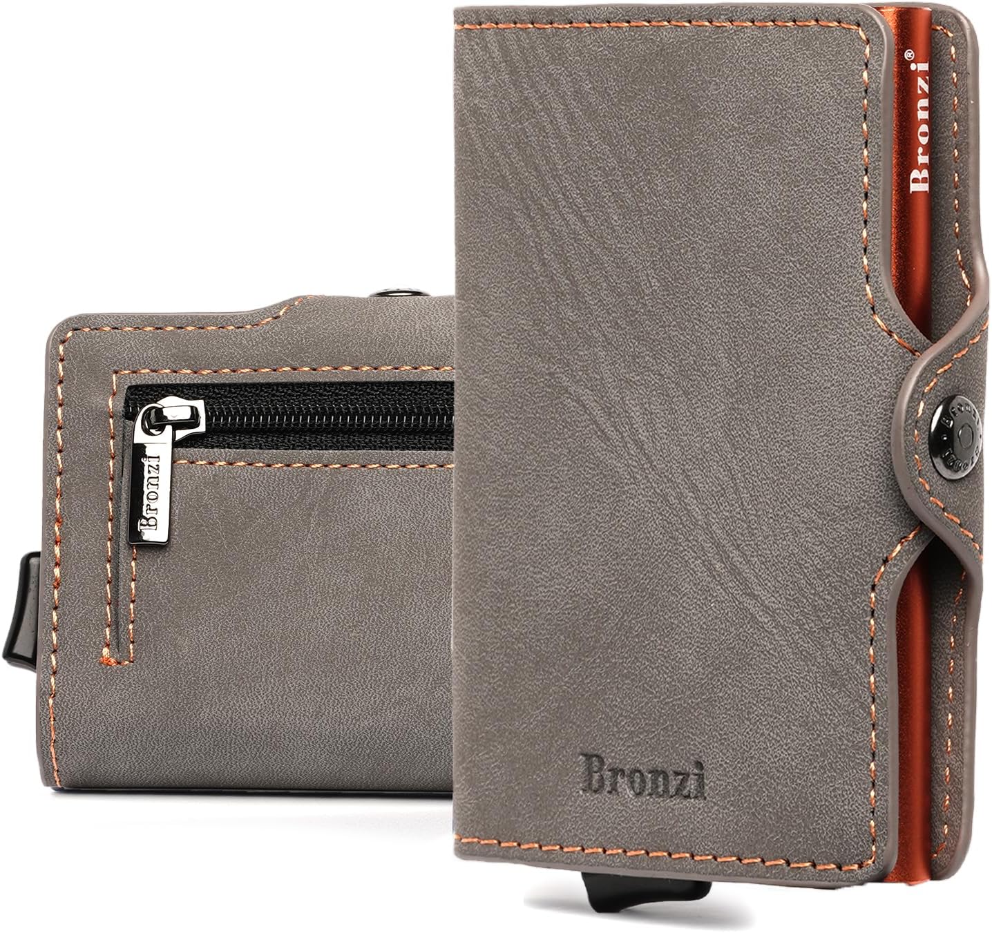 Thumbnail 3 de Bronzi Portafoglio Uomo Slim Piccolo 10x6,5 cm