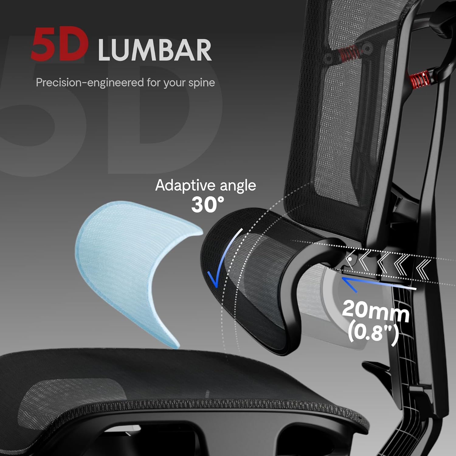 Thumbnail 4 de FLEXISPOT ErgoX Pro Ergonomic Office Chair