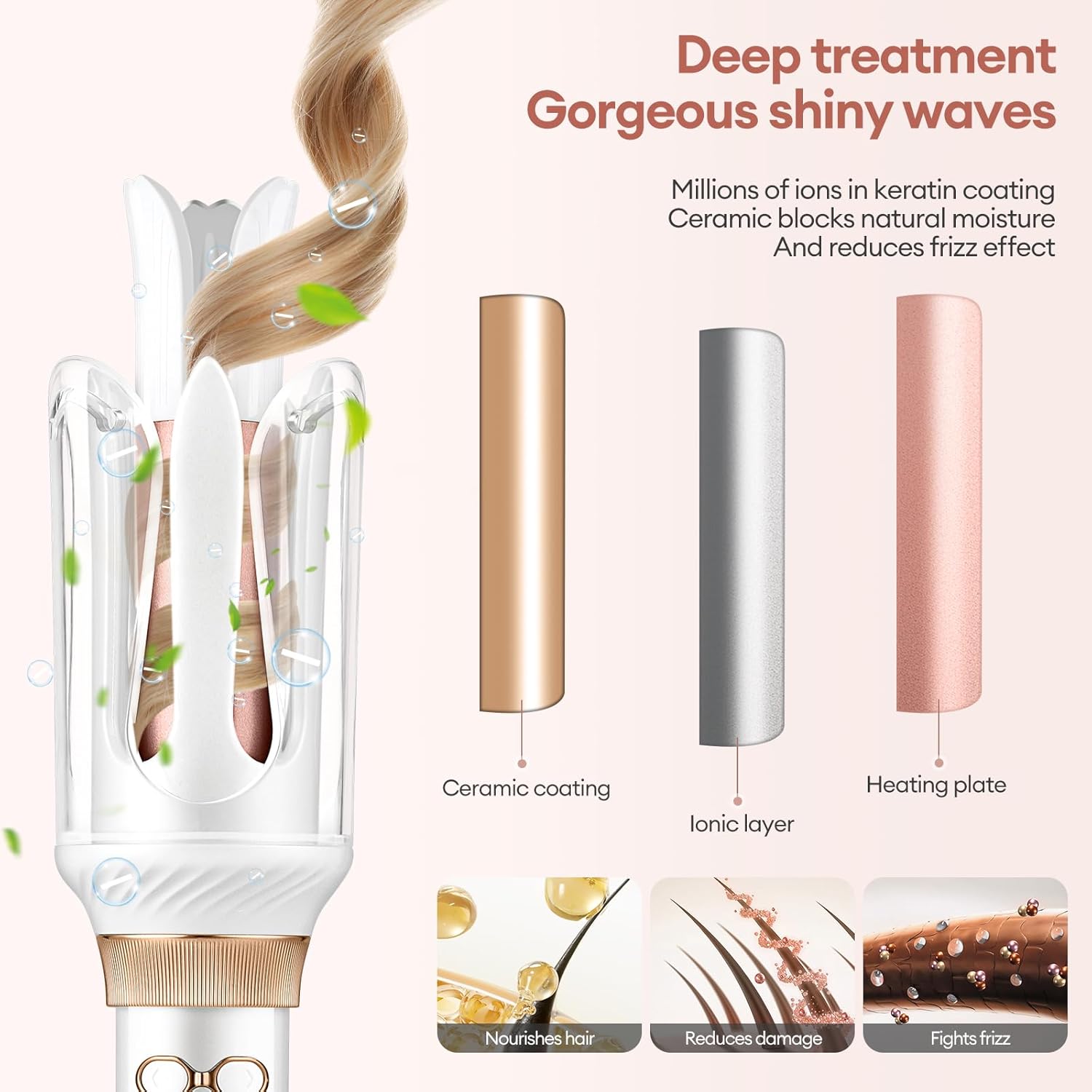 Thumbnail 4 de CkeyiN Pro Automatic Curling Iron 28mm