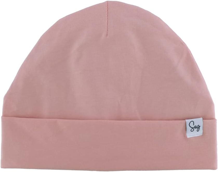 Thumbnail 6 de Sugarmelon Lightweight Jersey Beanie Hat with Satin Lining for Newborns and Toddlers