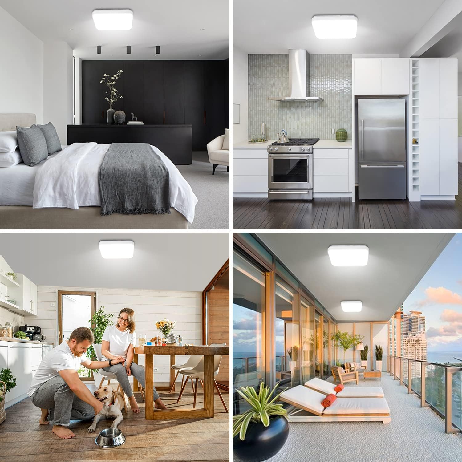 Thumbnail 5 de Lepro 24W 2400lm Square LED Ceiling Light