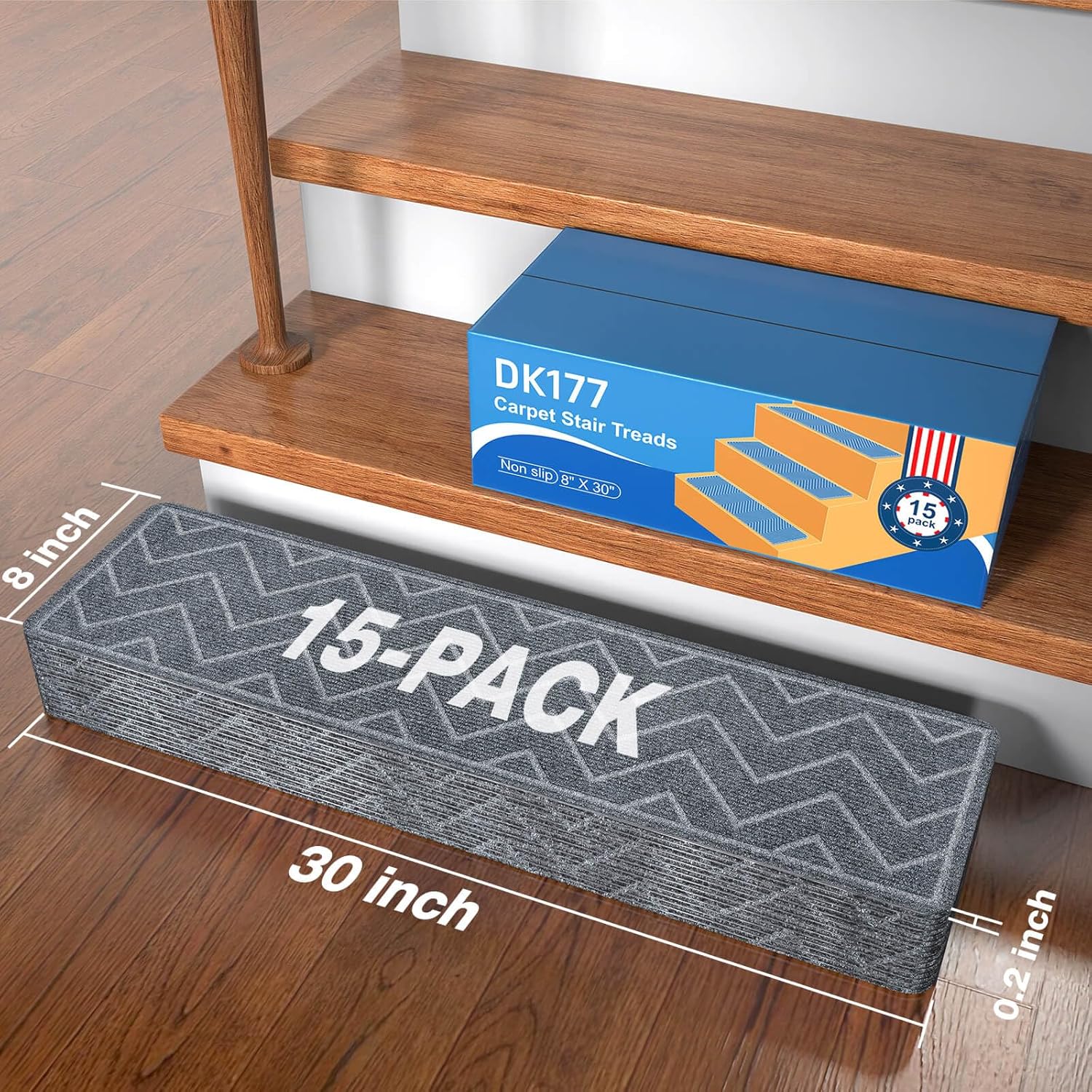 Thumbnail 1 de DK177 stair treads 8 x 30 inches 🪜
