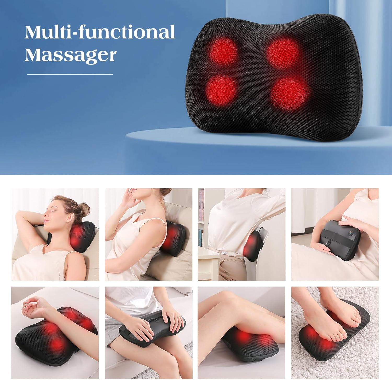 Thumbnail 4 de CURECURE Cojín masajeador Shiatsu 3D 15 min