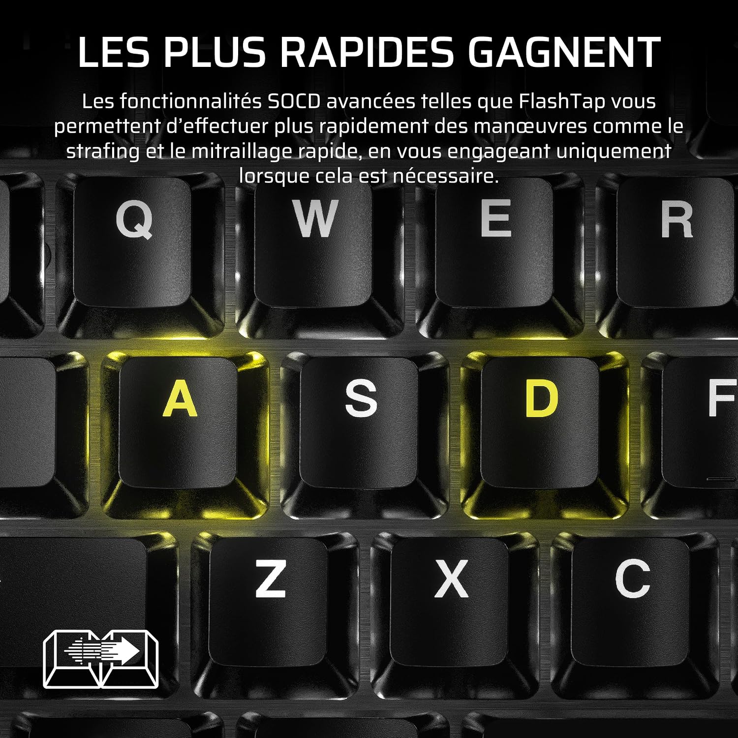 Thumbnail 3 de CORSAIR K70 PRO TKL clavier 8000Hz ⌨