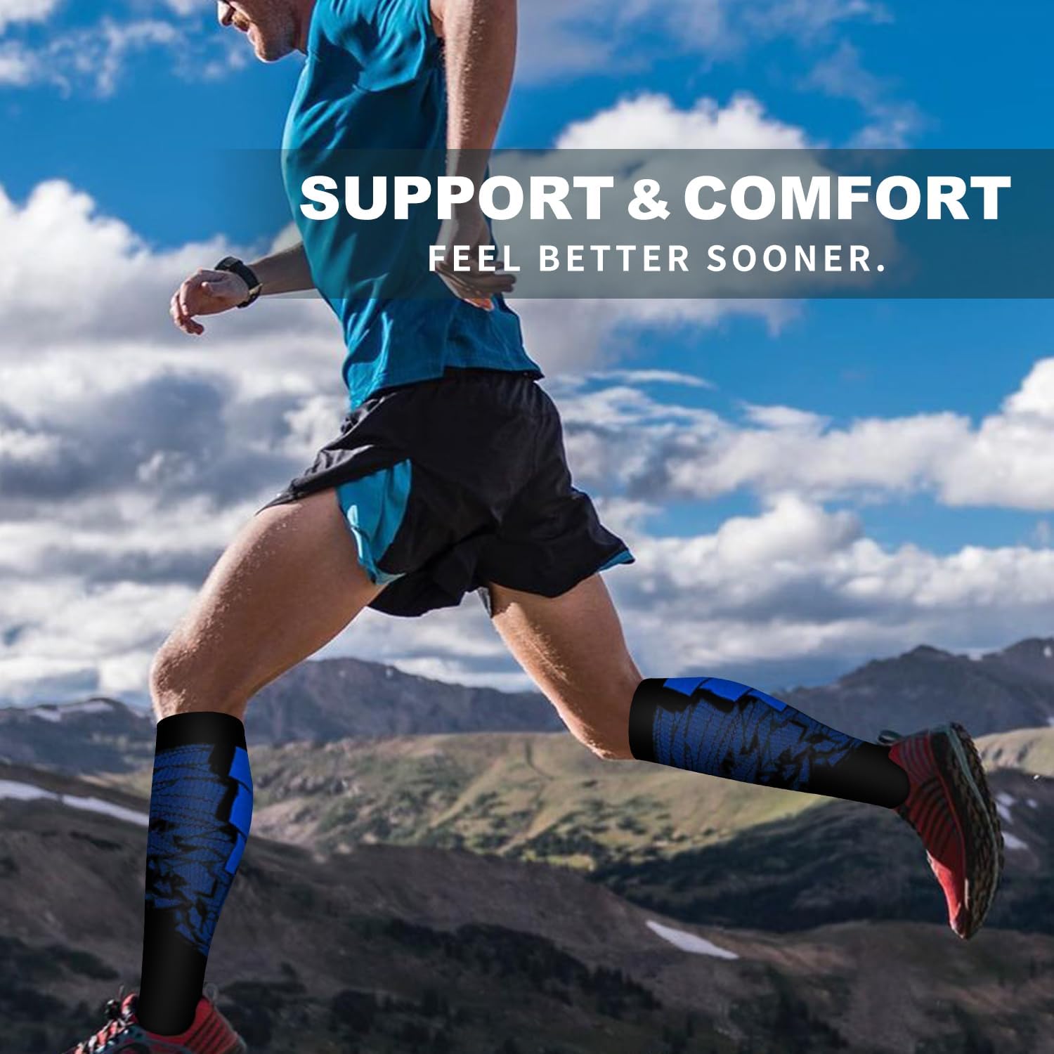 Thumbnail 3 de Bluemaple Copper Compression Socks 6-Pack