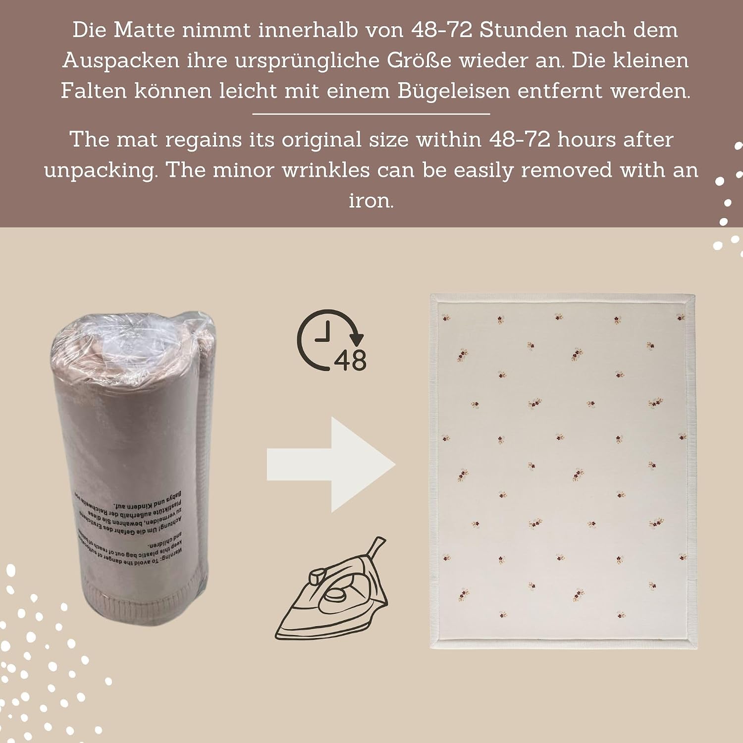 Thumbnail 4 de Wolkenweiche Spielmatte Baby 200x150x2,5cm