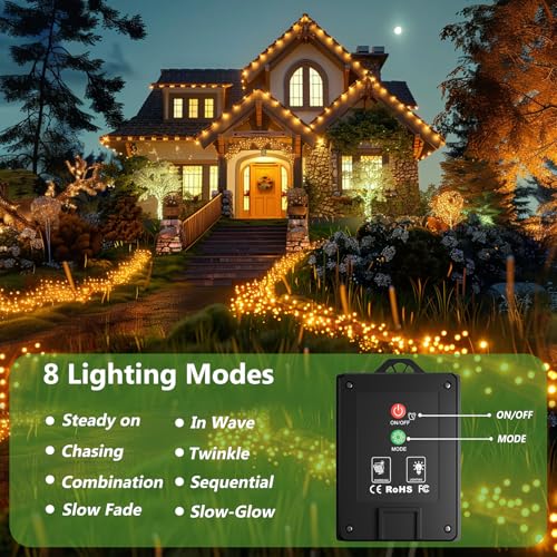 Thumbnail 6 de FIFlying Solar Lichterkette Außen 14 m mit 120 LEDs – wetterfest IP65
