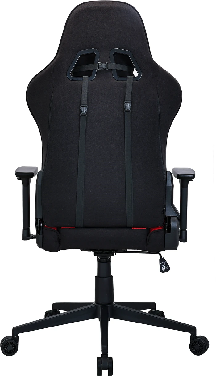 Detalle de Vortech Essential Gaming-Stuhl Rot – Breite Sitzfläche, verstellbar, 155–195 cm