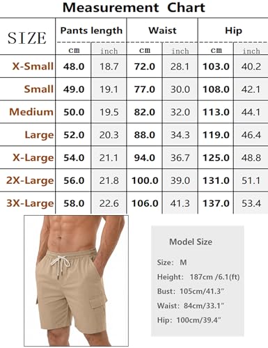 Thumbnail 5 de iClosam Pantalones Cargo Cortos para Hombre – Diseño Minimalista, Ligero y Transpirable
