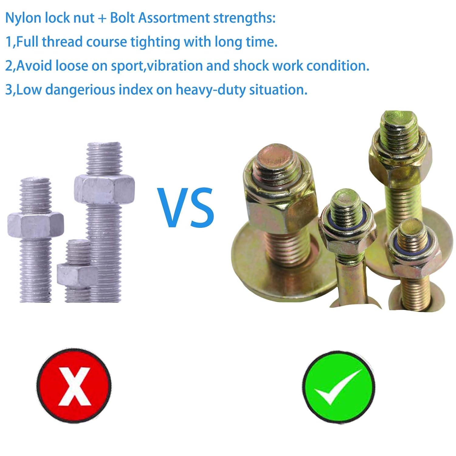 Thumbnail 5 de Metalsuberg Nylon Lock Nut 5/8"-11