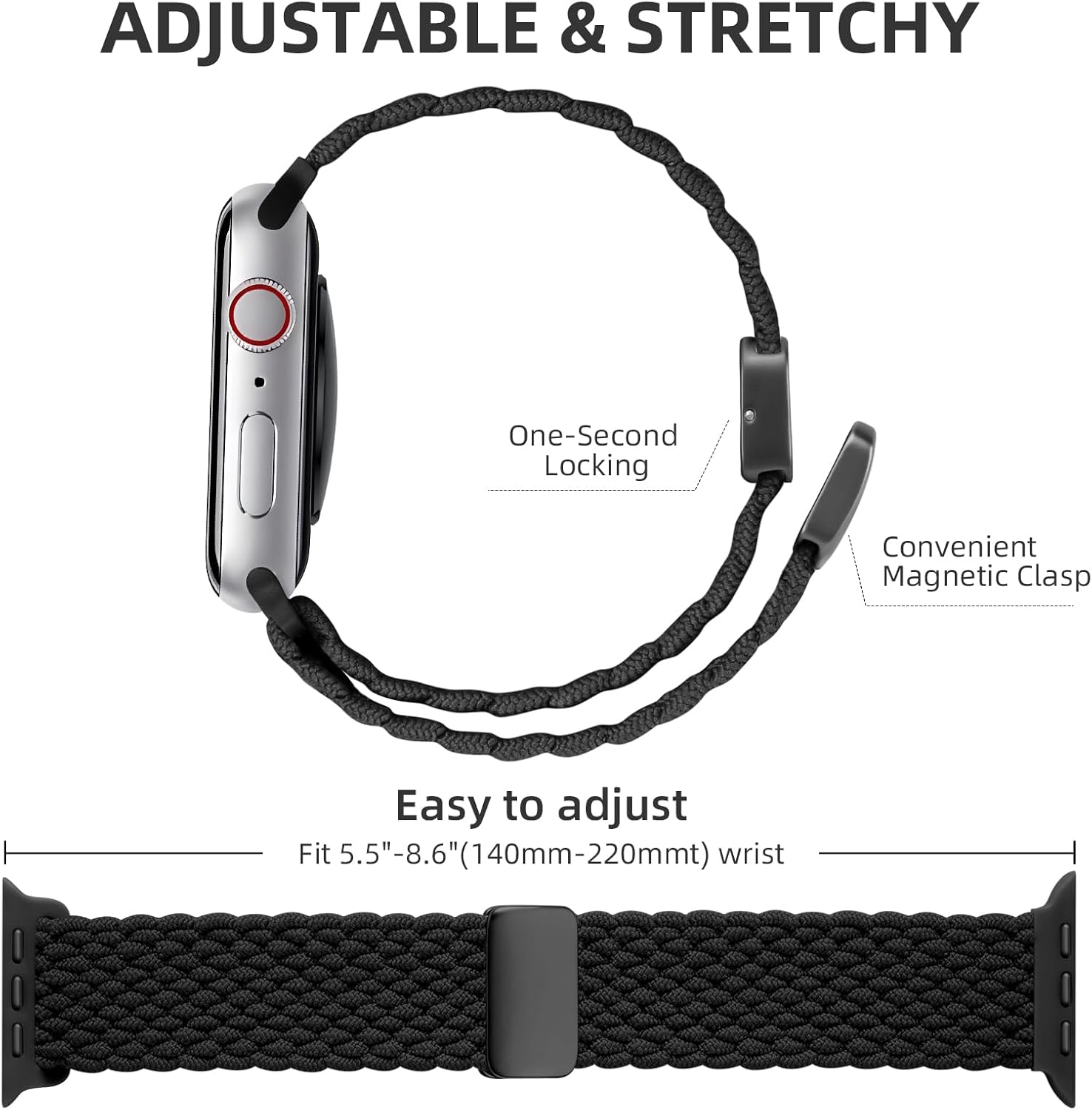 Thumbnail 5 de Maledan Braided Strap for Apple Watch 40mm