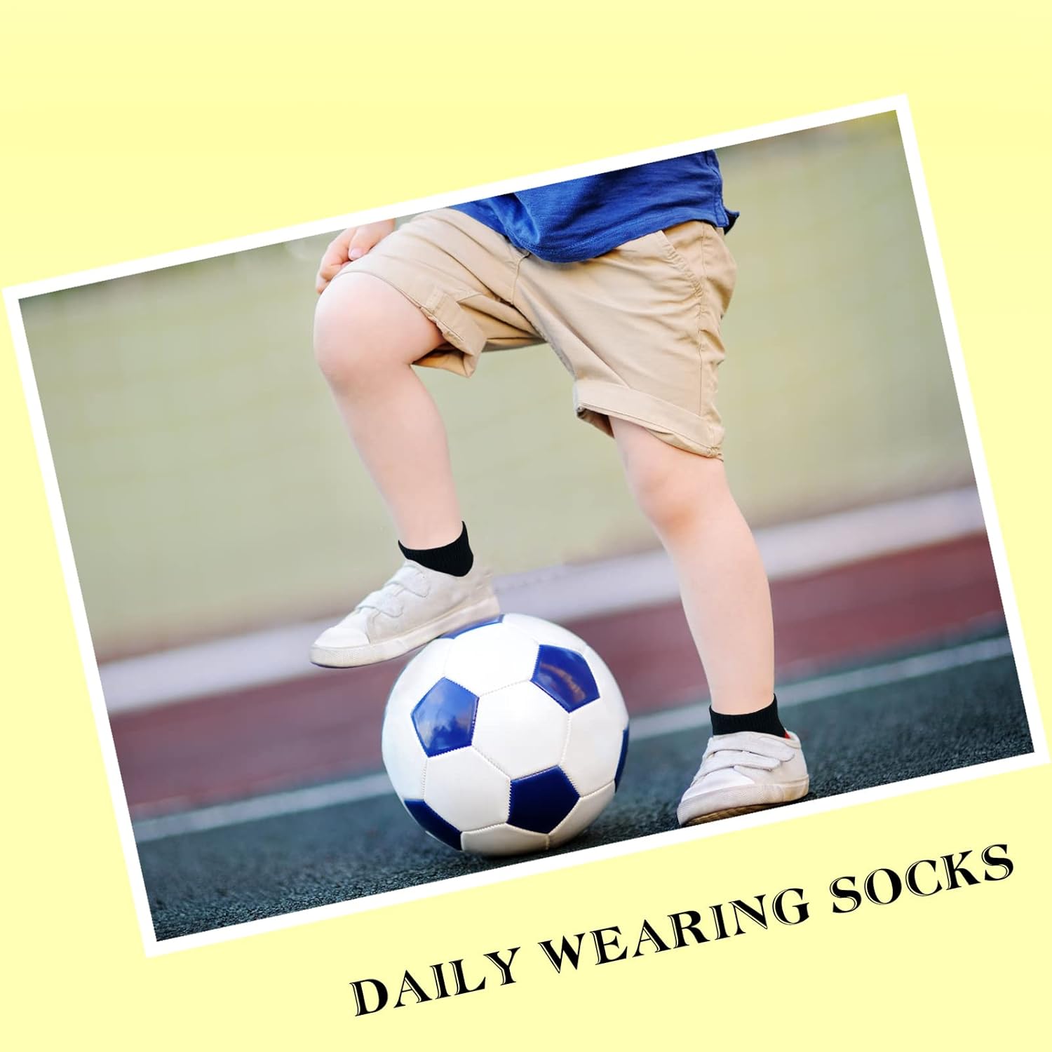 Detalle de JAMEGIO Kids' Low-Cut Socks (18 Pairs) with Arch Support, Multi-Color Pack