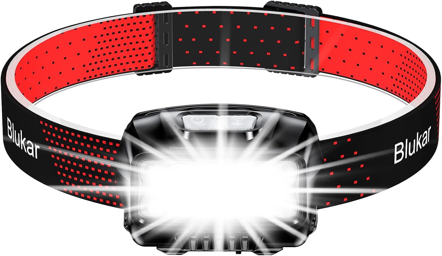 Blukar Lampada Frontale LED 2000 lumen ricaricabile