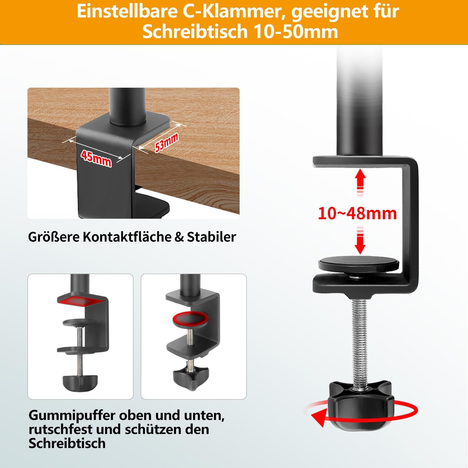 Thumbnail 5 de JEBUTU Kamera-Tischstativ 83 cm Lichtstativ