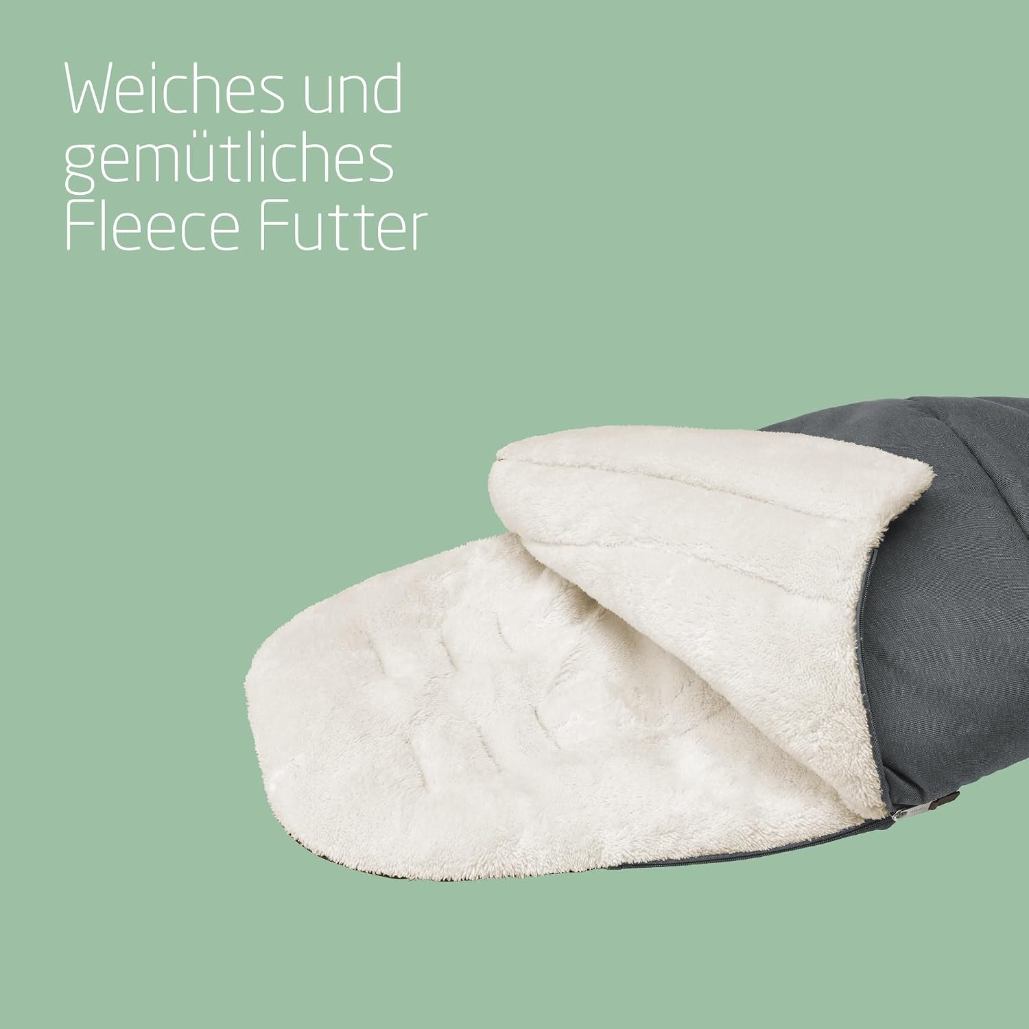 Thumbnail 1 de Maxi-Cosi Kuschelig Weicher 2-in-1 Fußsack – kompatibel mit allen Maxi-Cosi Kinderwagen, Schwarz