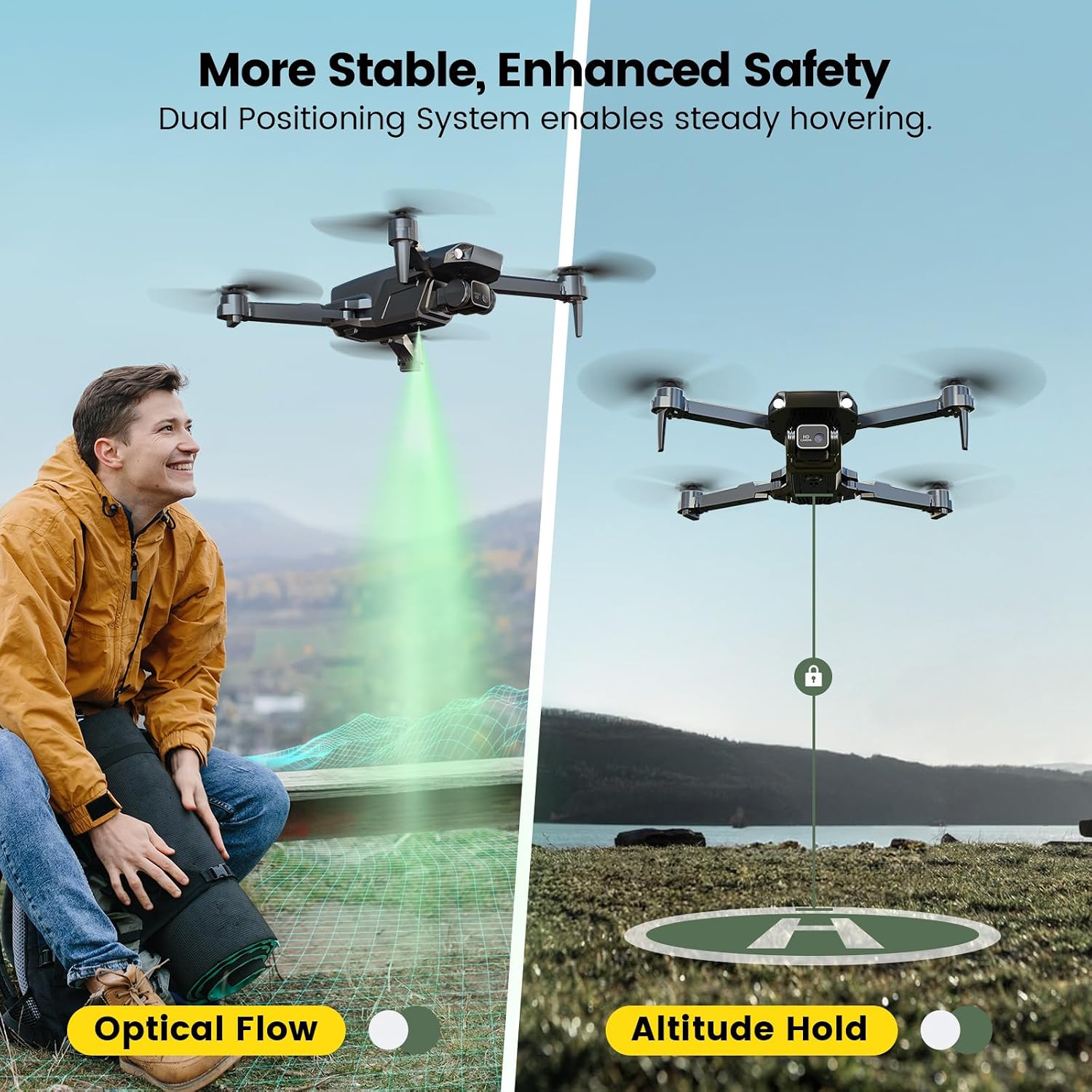 Detalle de Holy Stone HS290 1080P Foldable Drone
