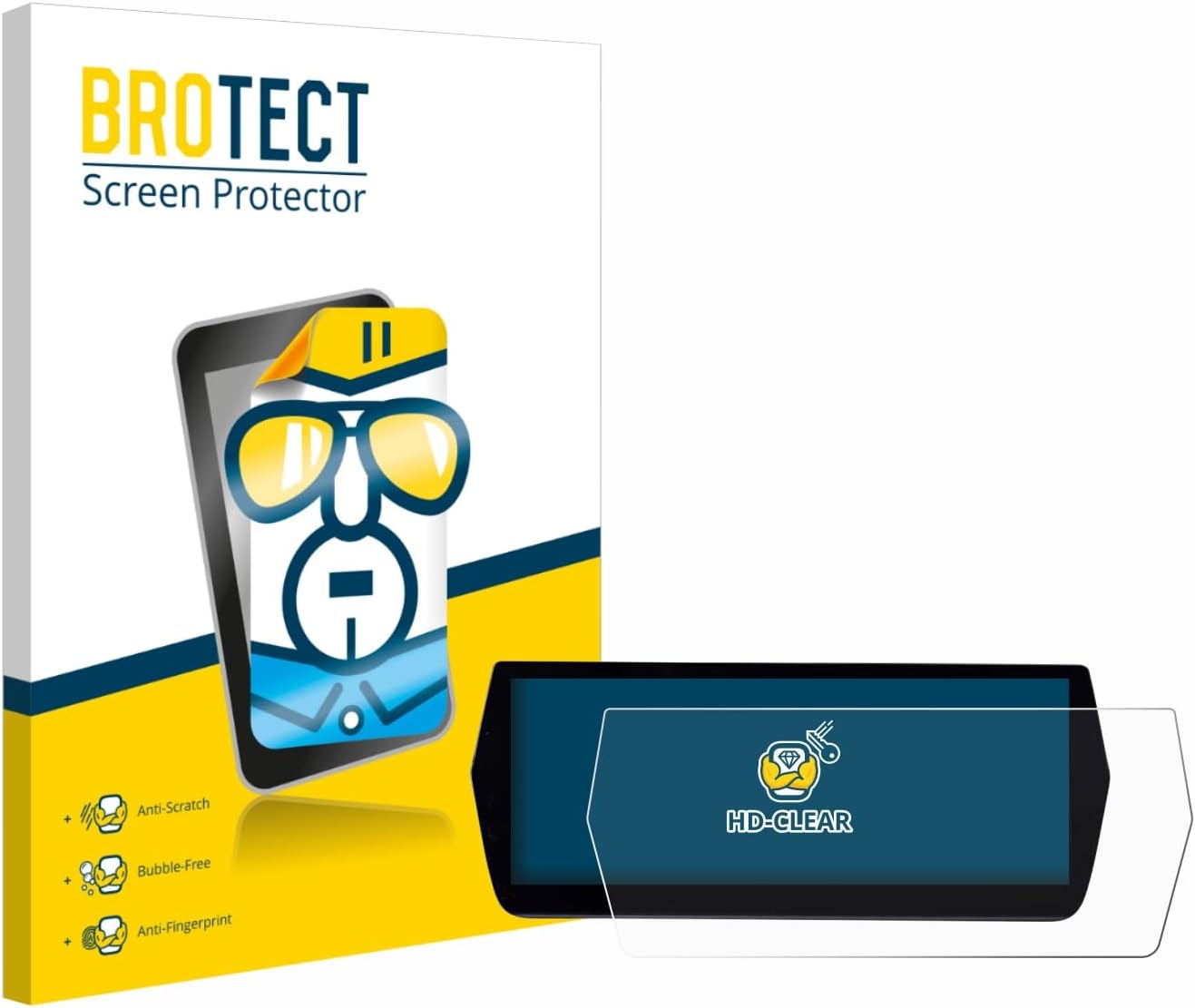 Detalle de brotect Pellicola Protettiva per MG ZS Hybrid Plus – Protezione Schermo Trasparente Anti-Impronte