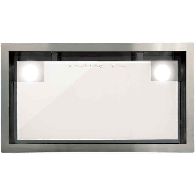 Detalle de Cata GC DUAL WH: Campana Integrable de 75 cm en Cristal Blanco