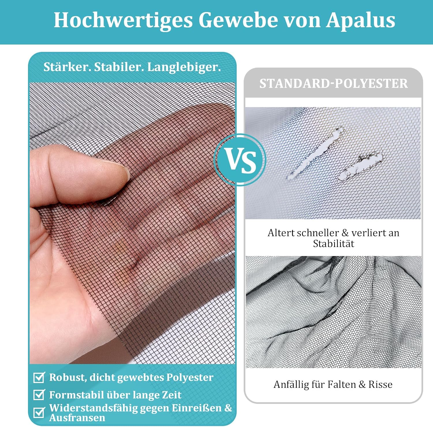 Thumbnail 2 de Apalus Fliegengitter Fenster 110x130 cm