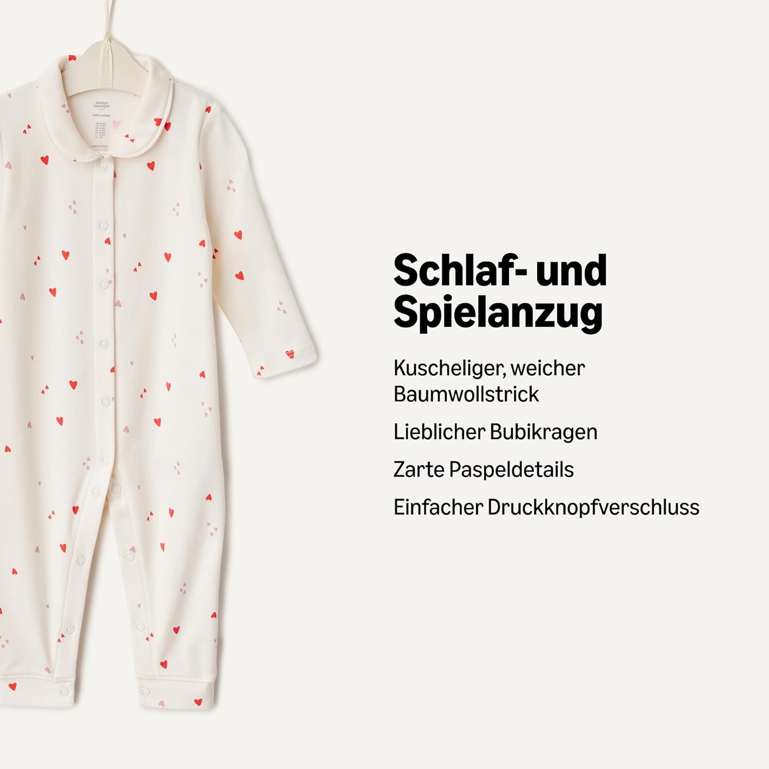 Thumbnail 1 de Amazon Essentials x Sofia Grainge Unisex Baby-Schlafanzug mit Fußloser Form, 2er-Set