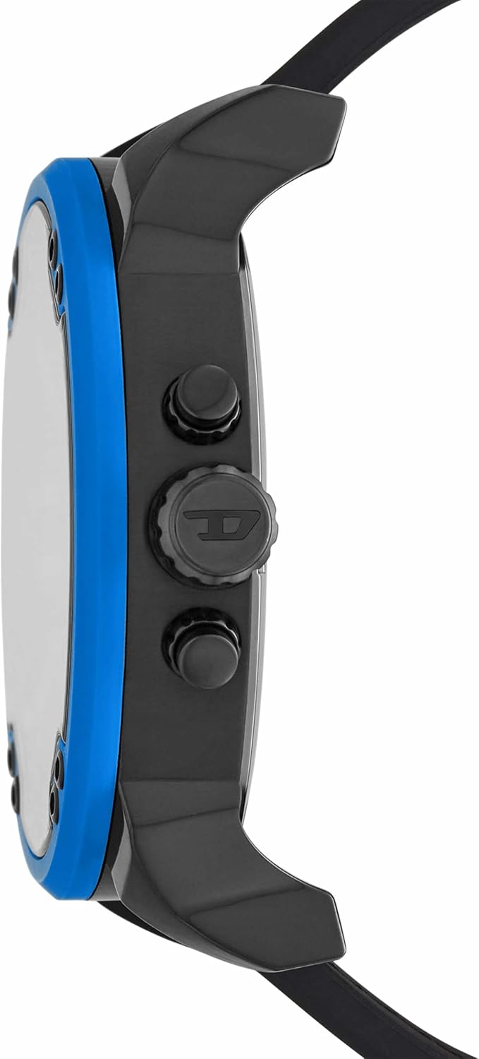 Detalle 2 de Diesel Mr. Daddy Reloj 57 mm grafito y azul