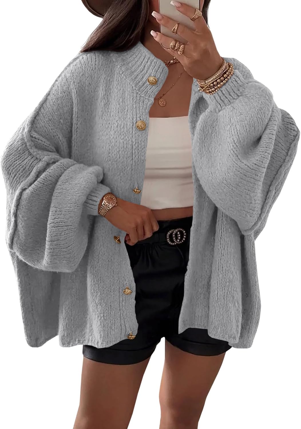 Thumbnail 6 de Saodimallsu Oversized Cardigan 1 Size