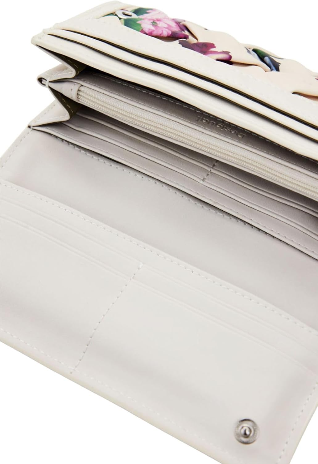Detalle de Desigual Éclat Mariona Long Wallet – Große Geldbörse mit übersichtlicher Fächeraufteilung
