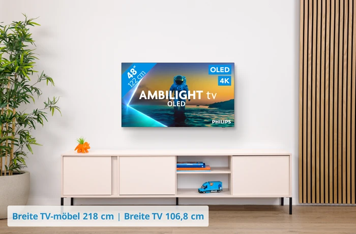 Thumbnail 19 de Philips Ambilight OLED810 48 Zoll 4K TV Set