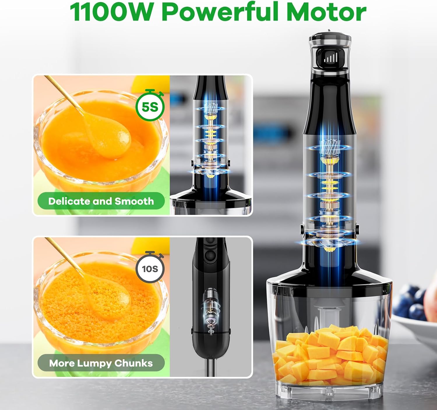 Thumbnail 1 de Immersion Blender 1100W ⚙