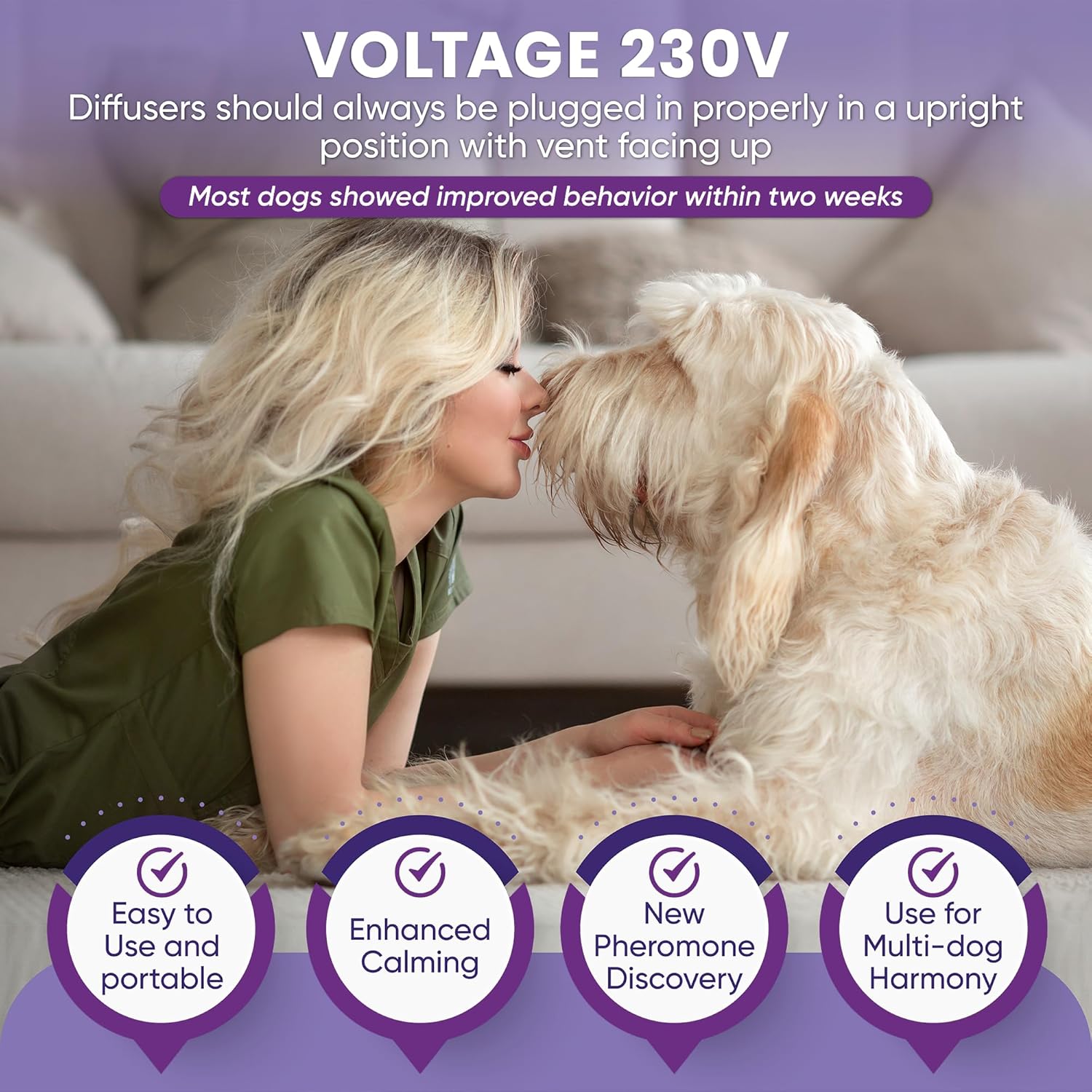 Detalle 2 de TopSum Dog Calming Plug In 700 sq ft 2 Pack