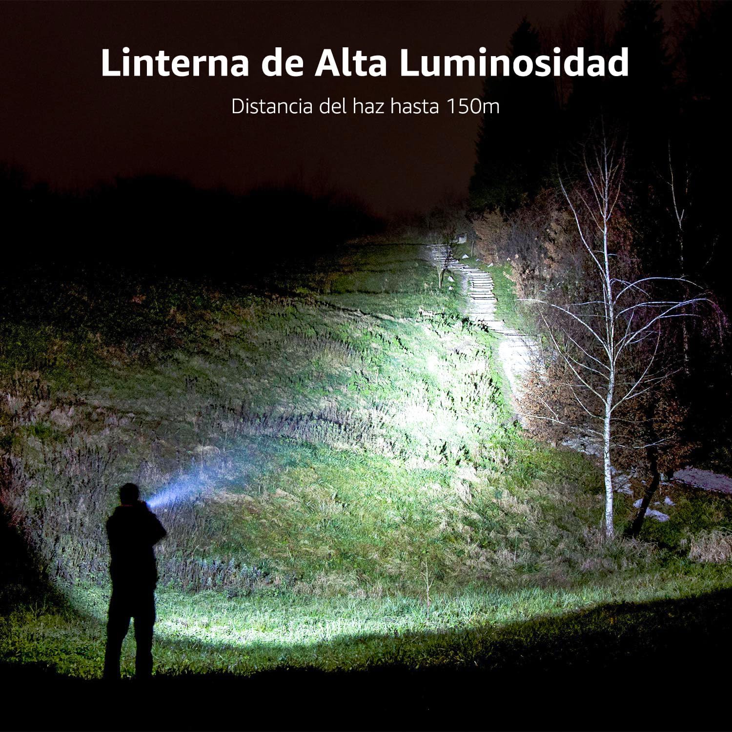 Detalle 2 de Lepro LE1000 Linterna LED 140 lúmenes