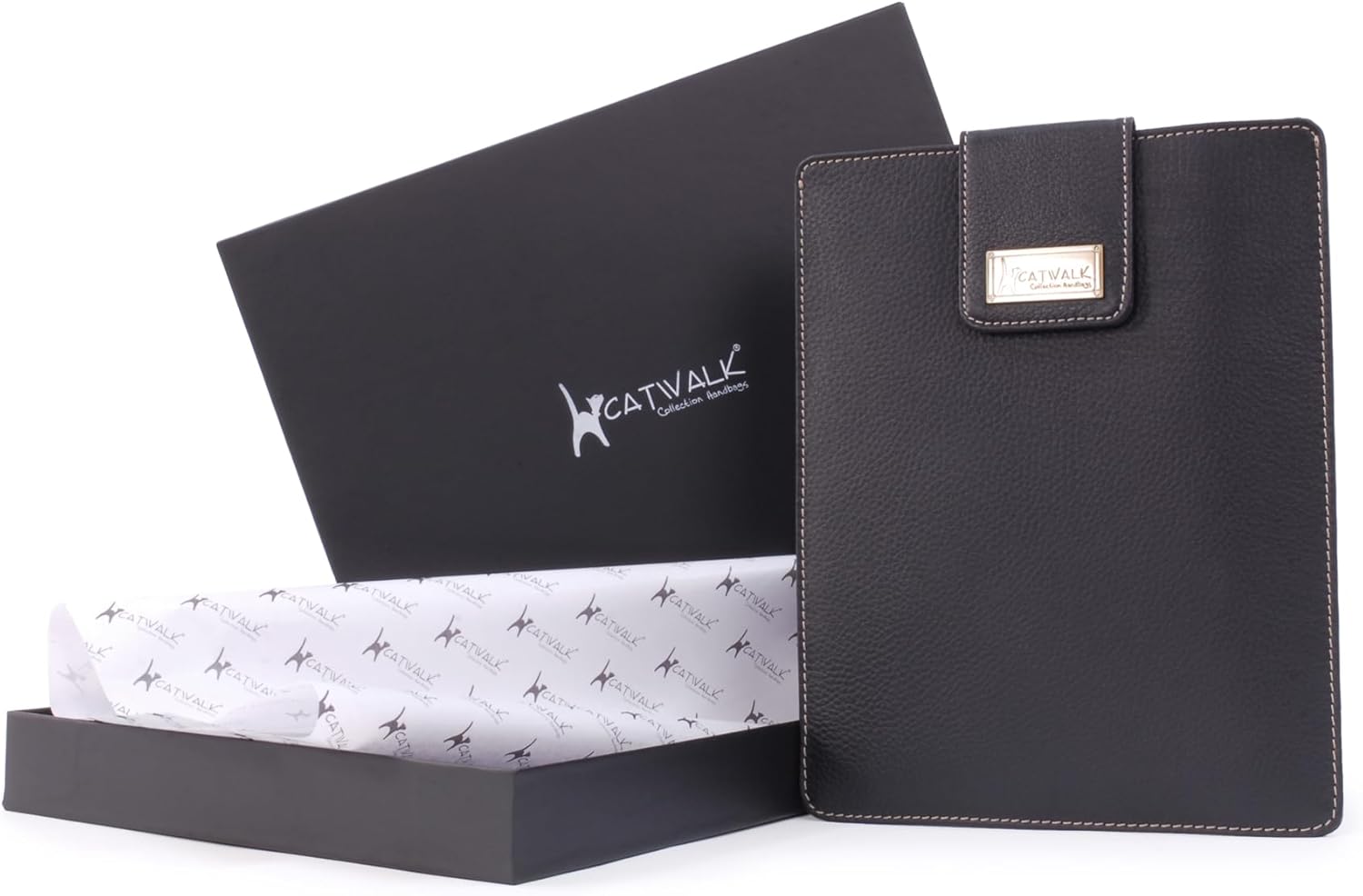 Thumbnail 2 de Catwalk Collection Paige Small Leather Tablet Sleeve for 11 Inch Tablets