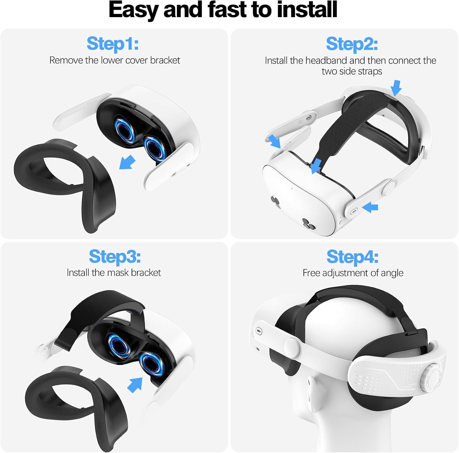 Detalle 2 de Comfort Head Strap Meta Quest 3S 0.67in
