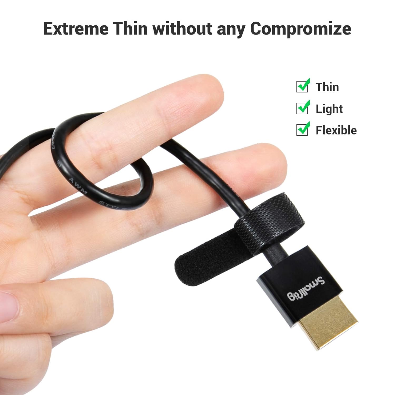 Thumbnail 3 de SMALLRIG 3042 Câble 4K Ultra Slim 35cm