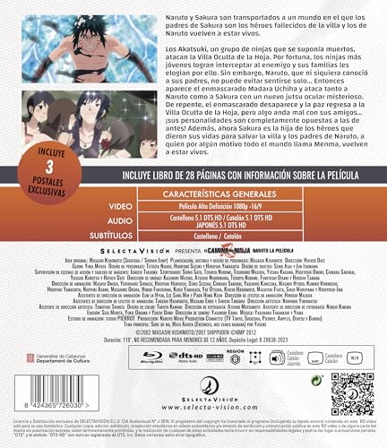 Detalle 2 de Naruto Shippuden La Película 6: El Camino del Ninja – Blu-ray de SELECTA VISION