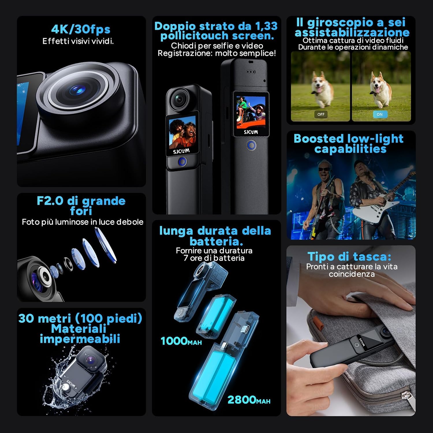 Thumbnail 5 de SJCAM C300 Vlog Camera 4K, action cam