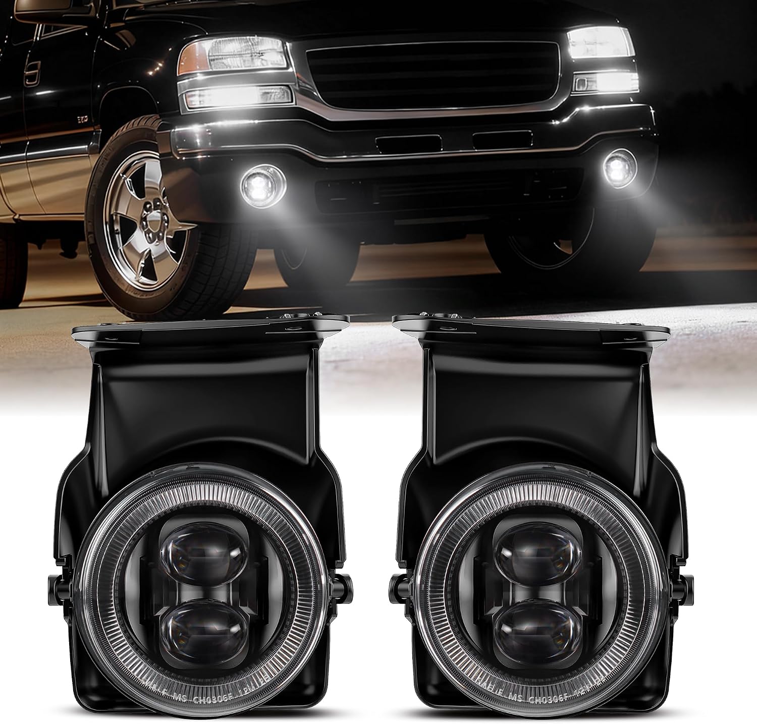 Detalle de LED Fog Lights for 2003–2006 GMC Sierra