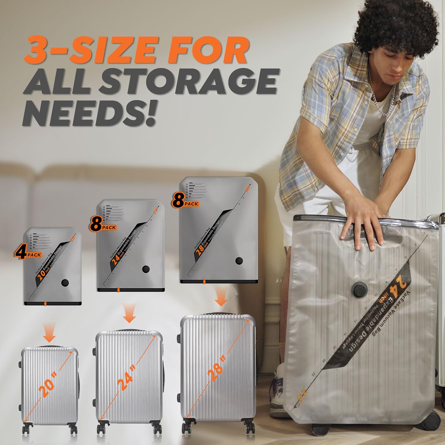 Thumbnail 4 de Vacbird Rechargeable Wireless Pump 20-Pack Space Bags