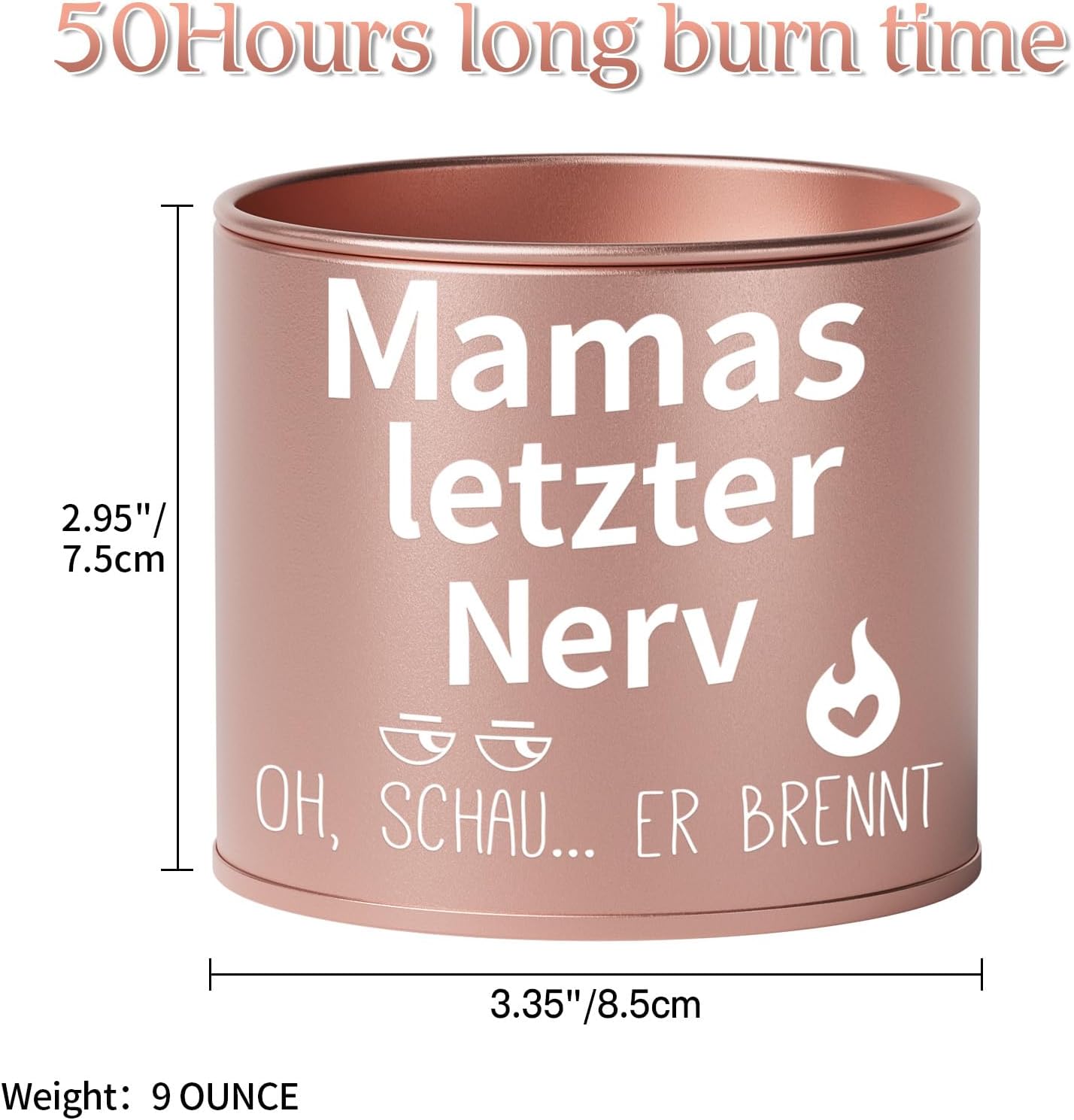 Thumbnail 1 de PRSTENLY Muttertagsgeschenk: 9OZ Kerze mit englischem Text für Mama (ca. 50 Stunden Brenndauer)
