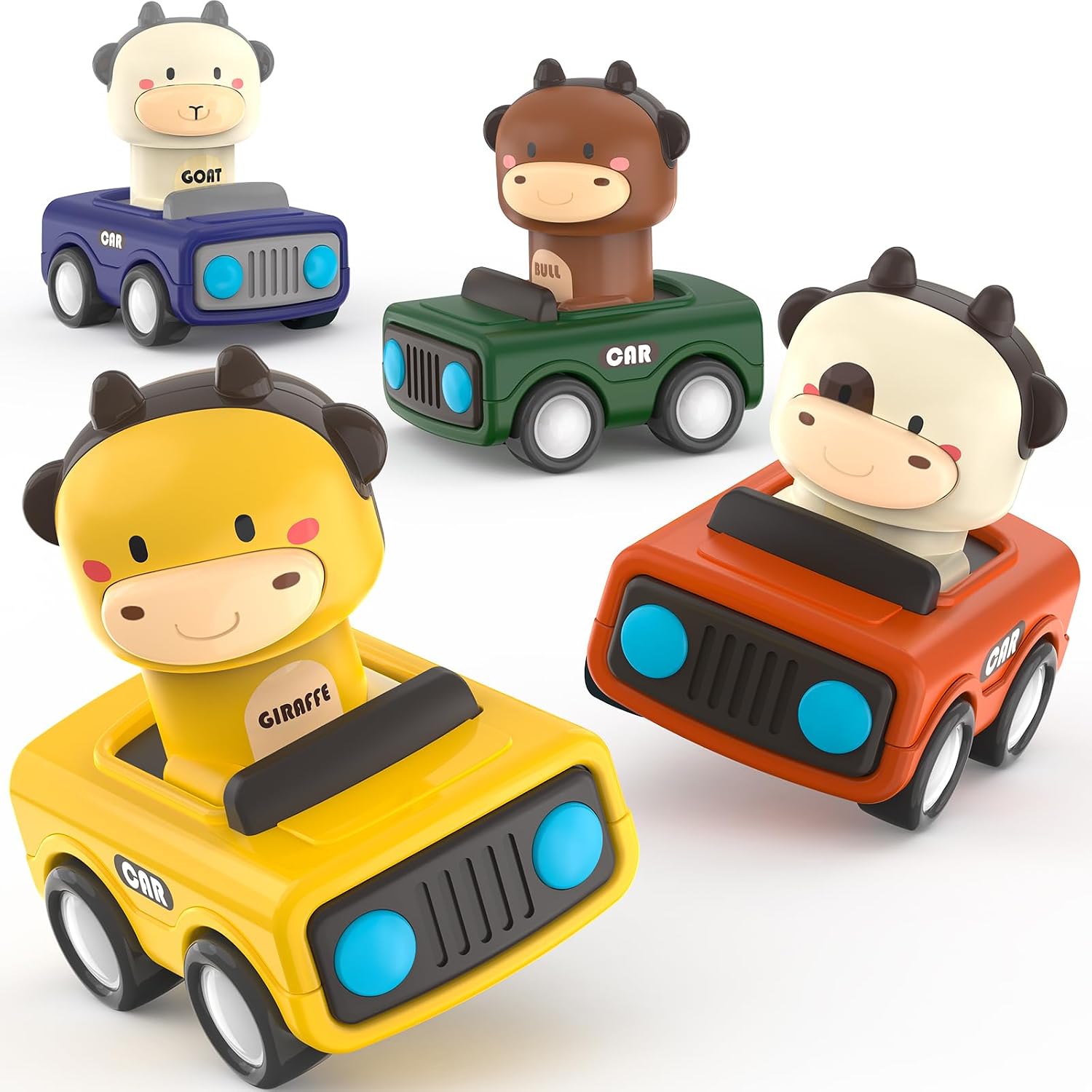 Detalle de MOONTOY Press & Go 4er-Set Auto ab 1 Jahr