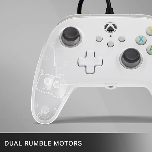 Detalle de Power A Mando con cable Xbox Series X|S – Blanco