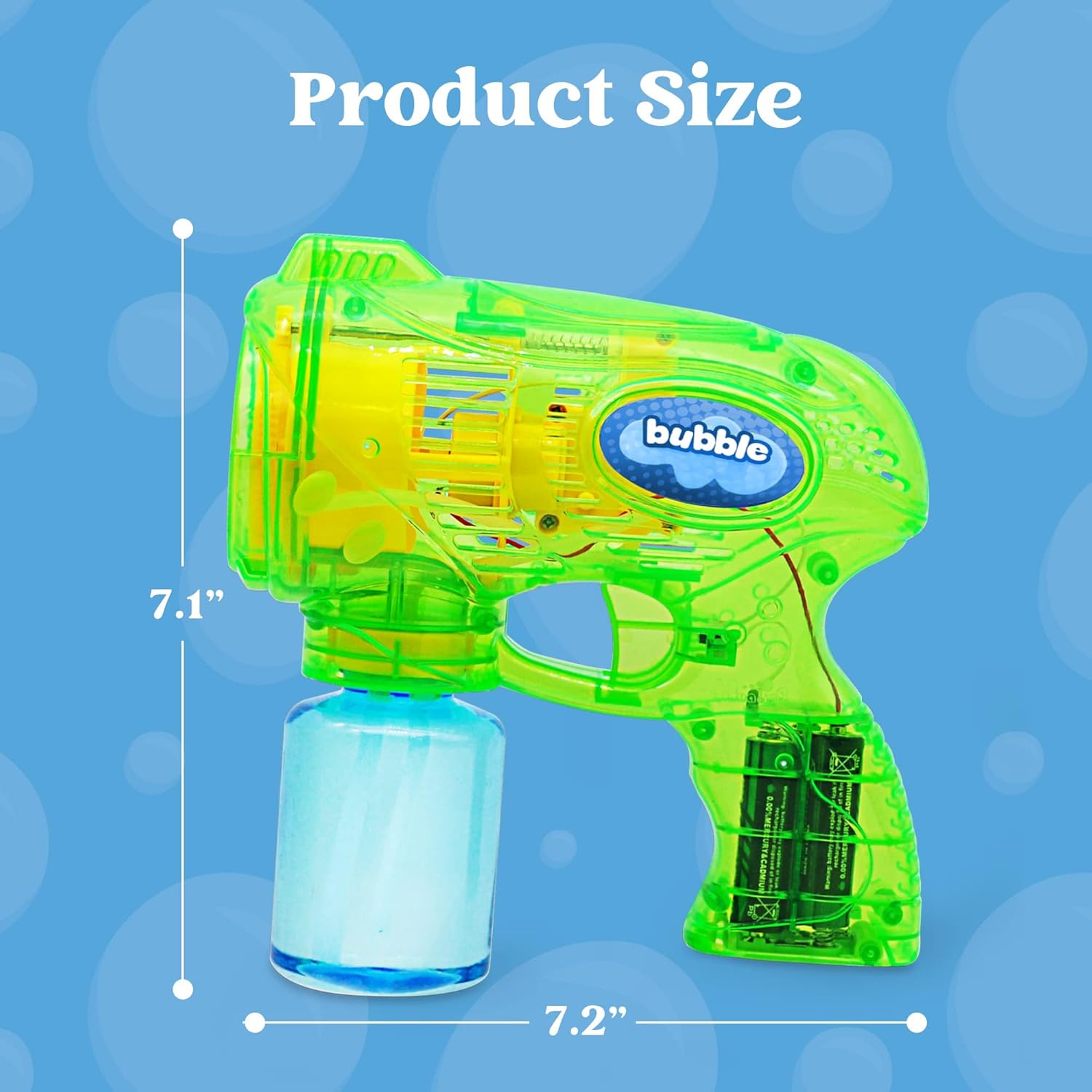 Thumbnail 5 de JOYIN 2 Bubble Guns Blaster Kit with 2 Solution for Kids