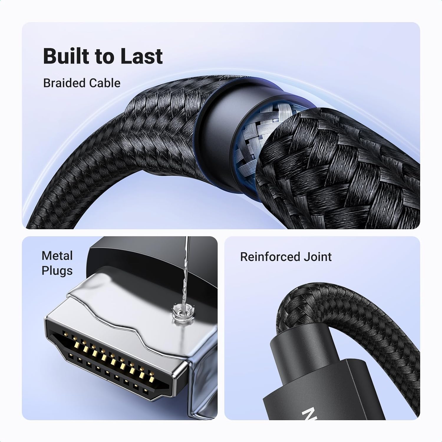 Thumbnail 5 de UGREEN 10K 8K 60Hz Câble HDMI 2.1 Certifié – Ultra Haute Vitesse 48 Gbps, eARC et VRR