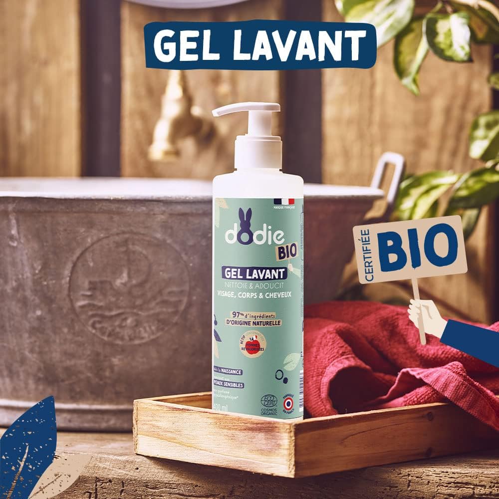 Thumbnail 5 de DODIE Gel Lavant Bio 400mL pour bébé