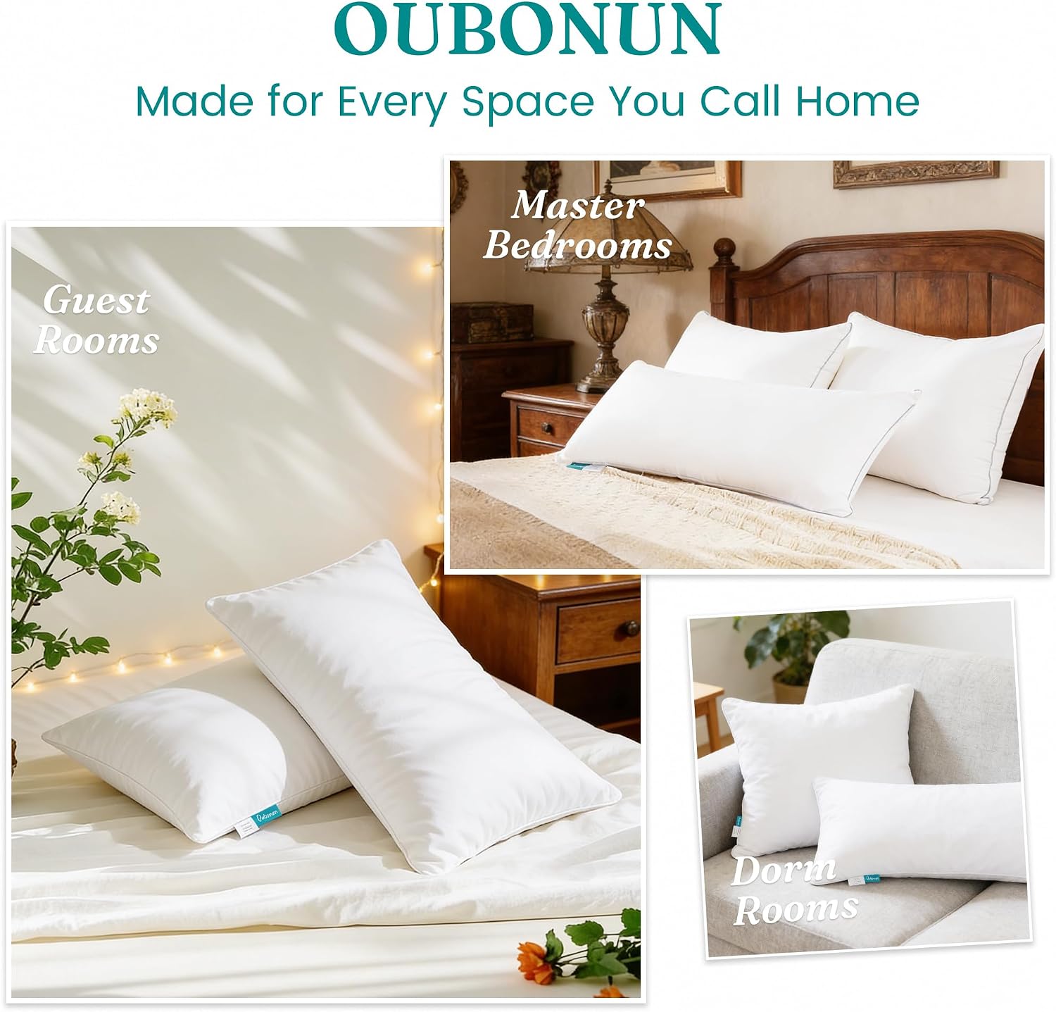 Thumbnail 6 de Oubonun Pillow Inserts, 20 x 26 Inches