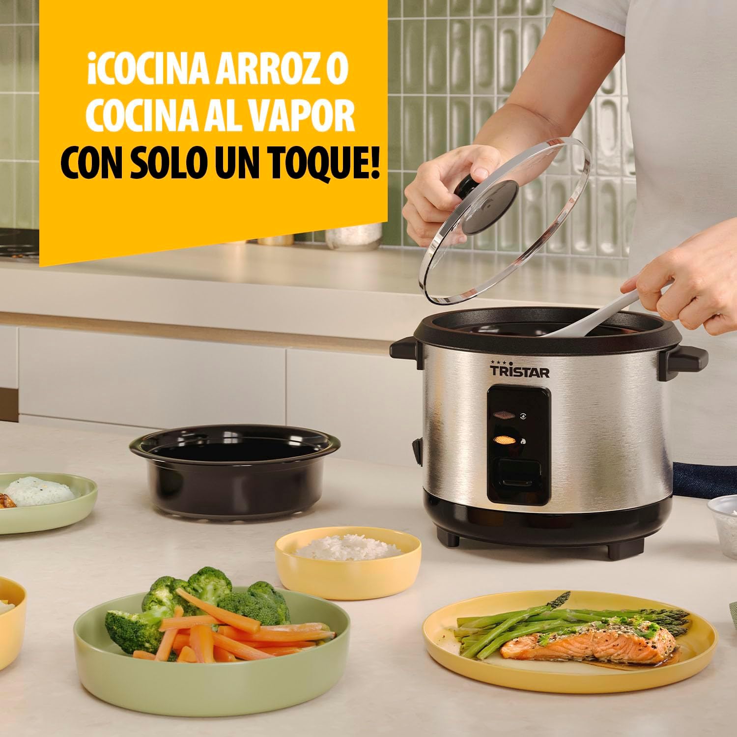 Thumbnail 4 de Tristar RK-6144 Olla arrocera 1 L